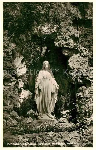 AK / Ansichtskarte Jordanbad Kneipp Kuranstalt Madonna im Wald Kat. Biberach an der Riss