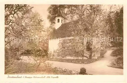 AK / Ansichtskarte Jordanbad Kneipp Kuranstalt Alte Kapelle Kat. Biberach an der Riss