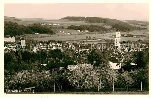 AK / Ansichtskarte Biberach Riss Panorama Kat. Biberach an der Riss