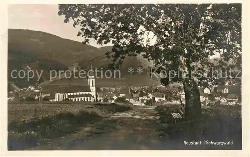 AK / Ansichtskarte Neustadt Schwarzwald Kirche Panorama