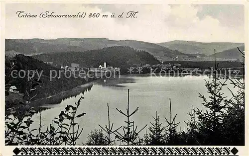 AK / Ansichtskarte Titisee Panorama Kat. Titisee Neustadt