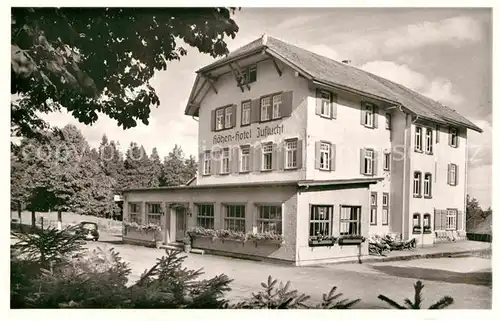 AK / Ansichtskarte Oppenau Hoehen Hotel Zuflucht  Kat. Oppenau Schwarzwald