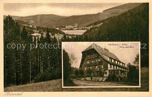 AK / Ansichtskarte Baerental Feldberg Gasthaus Adler  Kat. Feldberg (Schwarzwald)