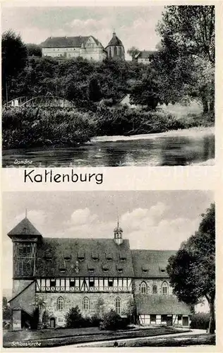AK / Ansichtskarte Katlenburg Schlosskirche Domaene Kat. Katlenburg Lindau