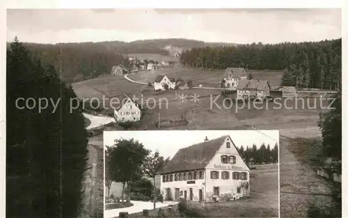 AK / Ansichtskarte Baiersbronn Schwarzwald Pension Waldhorn  Kat. Baiersbronn