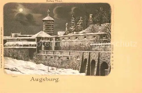 AK / Ansichtskarte Augsburg Rotes Tor  Kat. Augsburg