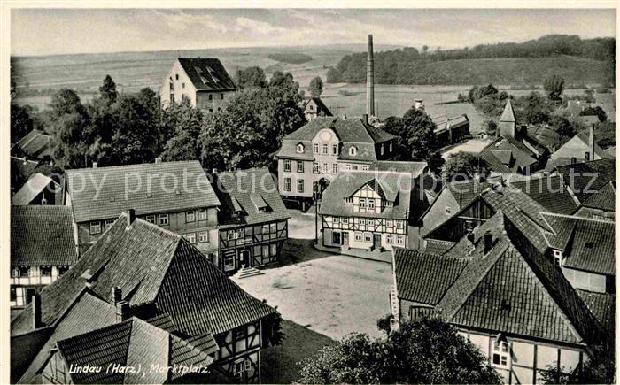AK / Ansichtskarte Lindau Eichsfeld Harz Marktplatz Kat. Katlenburg
