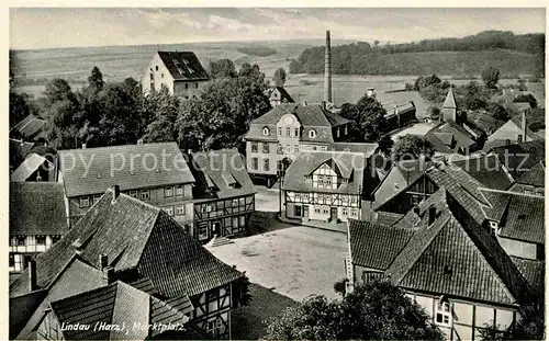 AK / Ansichtskarte Lindau Eichsfeld Harz Marktplatz Kat. Katlenburg Lindau