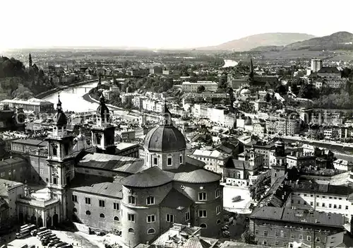 AK / Ansichtskarte Salzburg Oesterreich Panorama Blick von der Festung Hohensalzburg Kat. Salzburg