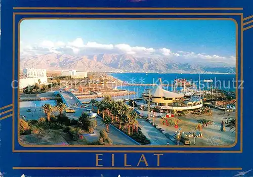 AK / Ansichtskarte Elath Panorama Hafen Rotes Meer Berge Kat. Israel