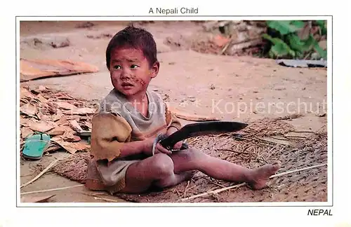 AK / Ansichtskarte Nepal A Nepali Child Kat. Nepal