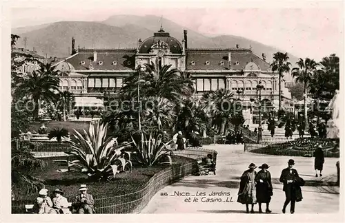 AK / Ansichtskarte Nice Alpes Maritimes Les Jardins et le Casino Kat. Nice