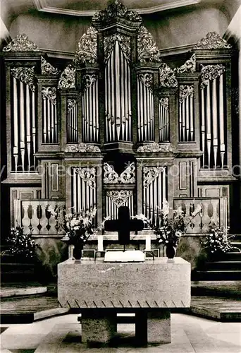 AK / Ansichtskarte Heidenheim Brenz Michaelskirche Altar Orgelpfeifen Kat. Heidenheim an der Brenz