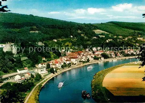 AK / Ansichtskarte Neckarsteinach Panorama Vierburgenstadt am Neckar Kat. Neckarsteinach