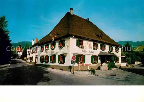 AK / Ansichtskarte Muenstertal Schwarzwald Gasthaus Zum Loewen Kat. Muenstertal