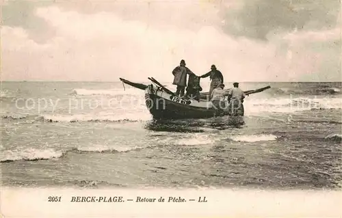 AK / Ansichtskarte Berck Plage Retour de Peche