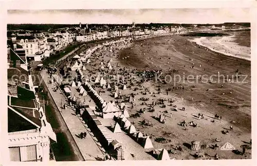 AK / Ansichtskarte Les Sables d Olonne Vue de la plage Kat. Les Sables d Olonne