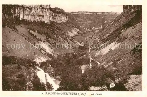 AK / Ansichtskarte Baume les Messieurs La Vallee Kat. Baume les Messieurs