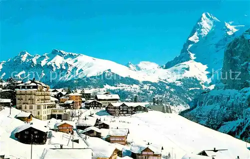 AK / Ansichtskarte Muerren BE Lauberhorn Kleine Scheidegg Eiger Kat. Muerren