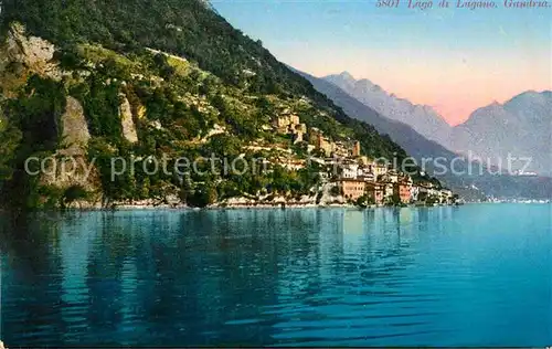 AK / Ansichtskarte Lugano TI Lago di Lugano Kat. Lugano
