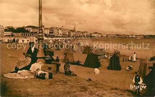 AK / Ansichtskarte Les Sables d Olonne La Plage Kat. Les Sables d Olonne