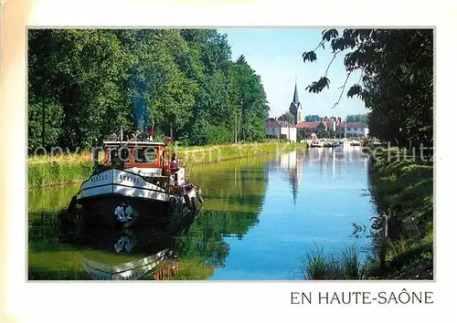 AK / Ansichtskarte Pontailler sur Saone Plaisance fluviale sur la Saone Bateau Collection La Haute Saone pittoresque Kat. Pontailler sur Saone