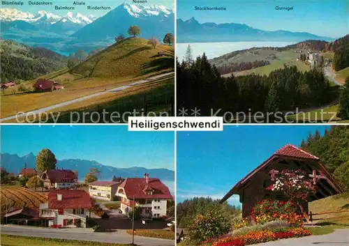 AK / Ansichtskarte Heiligenschwendi Panorama Thunersee Alpen Kat. Heiligenschwendi
