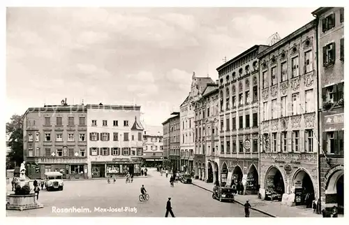 AK / Ansichtskarte Rosenheim Bayern Max Josef Platz Kat. Rosenheim