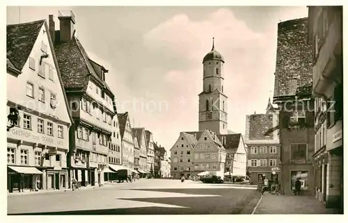 AK / Ansichtskarte Biberach Riss Marktplatz Kat. Biberach an der Riss