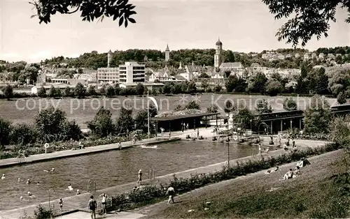 AK / Ansichtskarte Biberach Riss Freibad Kat. Biberach an der Riss