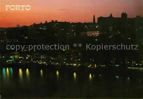 AK / Ansichtskarte Porto Portugal Nocturno Nachtaufnahme Kat. Porto