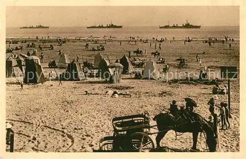 AK / Ansichtskarte Les Sables d Olonne Vue de la Plage pendant mouillage de l Escades Kat. Les Sables d Olonne