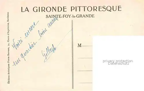 AK / Ansichtskarte Sainte Foy la Grande Un coin des Arceaux Kat. Sainte Foy la Grande