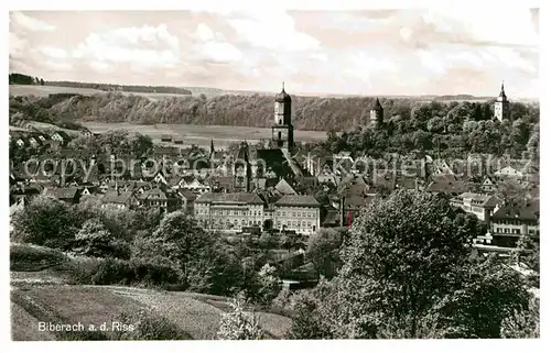 AK / Ansichtskarte Biberach Riss Weisser Turm Stadtpfarrkirche Ulmer Tor Gigelturm  Kat. Biberach an der Riss