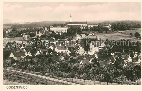 AK / Ansichtskarte Ochsenhausen Panorama Kirche  Kat. Ochsenhausen