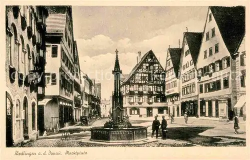 AK / Ansichtskarte Riedlingen Donau Marktplatz Kat. Riedlingen