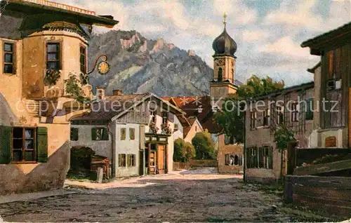 AK / Ansichtskarte Oberammergau Gasthof zum Sternen Kat. Oberammergau