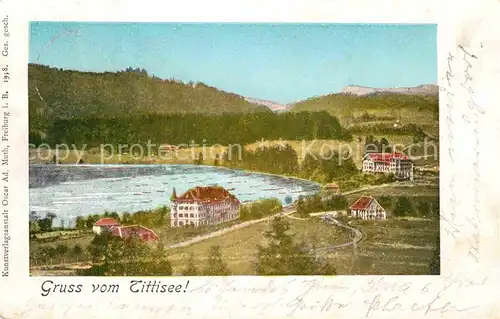 AK / Ansichtskarte Titisee Teilansicht  Kat. Titisee Neustadt