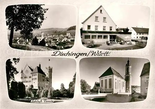 AK / Ansichtskarte Dischingen Panorama Schloss Taxis Kirche  Kat. Dischingen