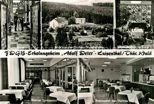 AK / Ansichtskarte Luisenthal Erholungsheim Adolf Deter Kat. Luisenthal Thueringen
