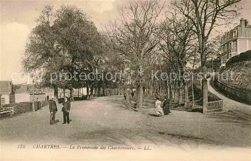 AK / Ansichtskarte Chartres Eure et Loir La Promenade des Charbonniers Kat. Chartres