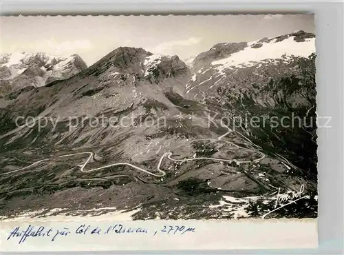 AK / Ansichtskarte Col de l Iseran Fliegeraufnahme Kat. Bourg Saint Maurice