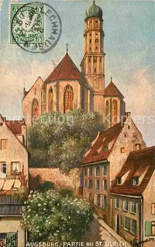 AK / Ansichtskarte Verlag Tucks Oilette Nr. 620 B Augsburg St. Ulrichskirche  Kat. Verlage