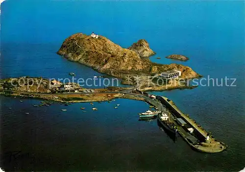 AK / Ansichtskarte Ile Rousse Le Port et le Semaphore vue aerienne