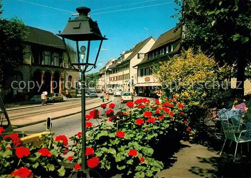 AK / Ansichtskarte Riehen Strassenpartie Strassencafe Kat. Riehen