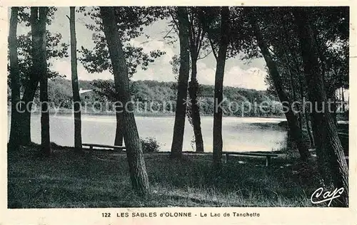 AK / Ansichtskarte Les Sables d Olonne Le Lac de Tanchette Kat. Les Sables d Olonne