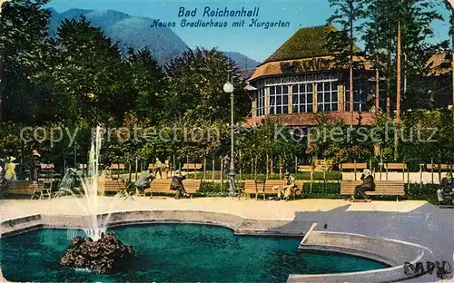 AK / Ansichtskarte Bad Reichenhall Neues Gradierhaus mit Kurgarten Kat. Bad Reichenhall