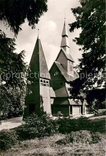 AK / Ansichtskarte Hahnenklee Bockswiese Harz Kirche Kat. Goslar