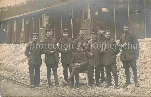 AK / Ansichtskarte Militaria Regimente Regiment 364 Eisenbahn WK1