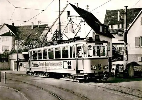 AK / Ansichtskarte Strassenbahn Triebwagen 5 Denkendorf  Kat. Strassenbahn